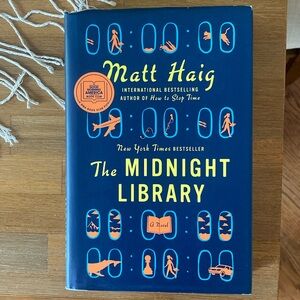 “The Midnight Library” hardcover book by Matt Haig